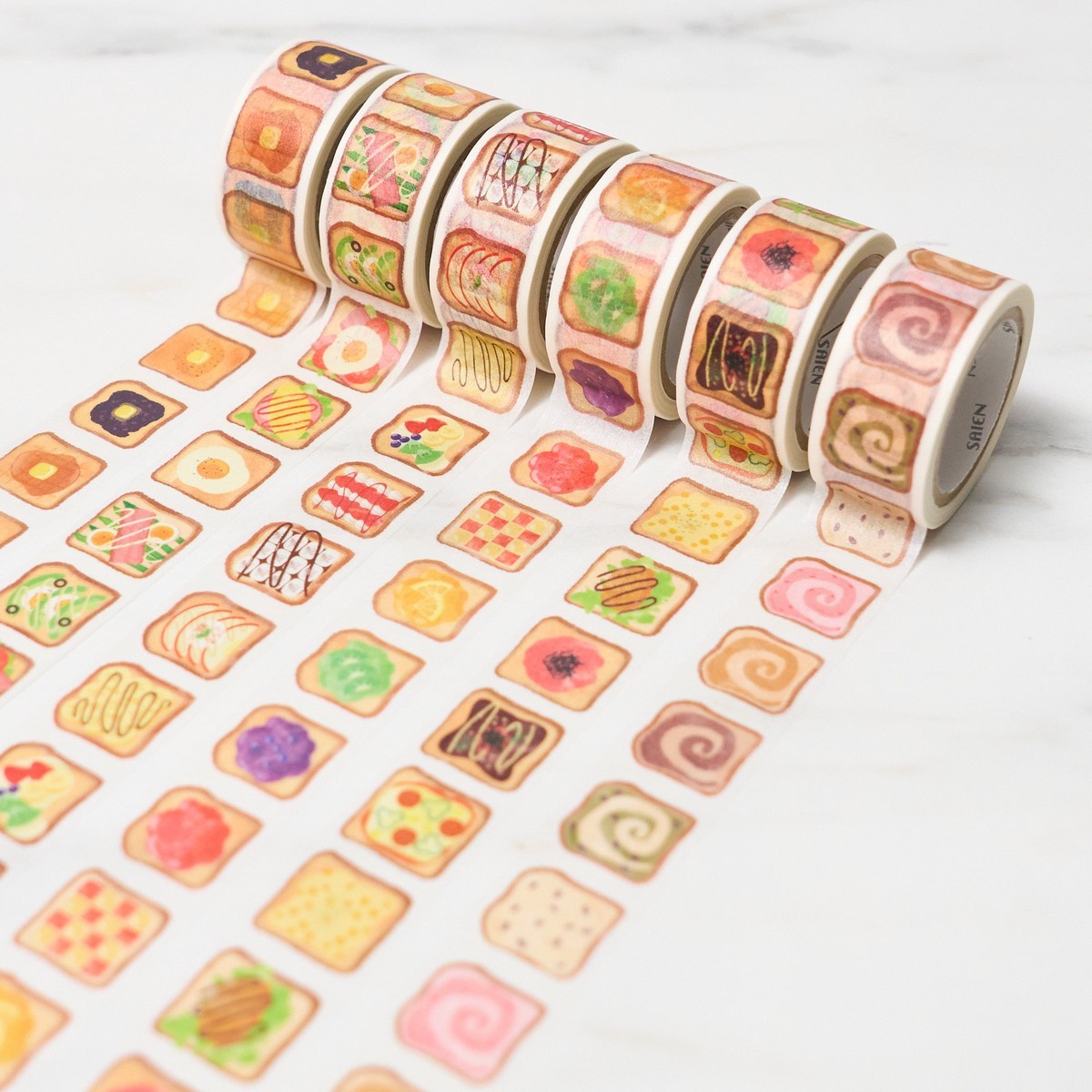 "Love Toast" Series Masking Tape / SAIEN