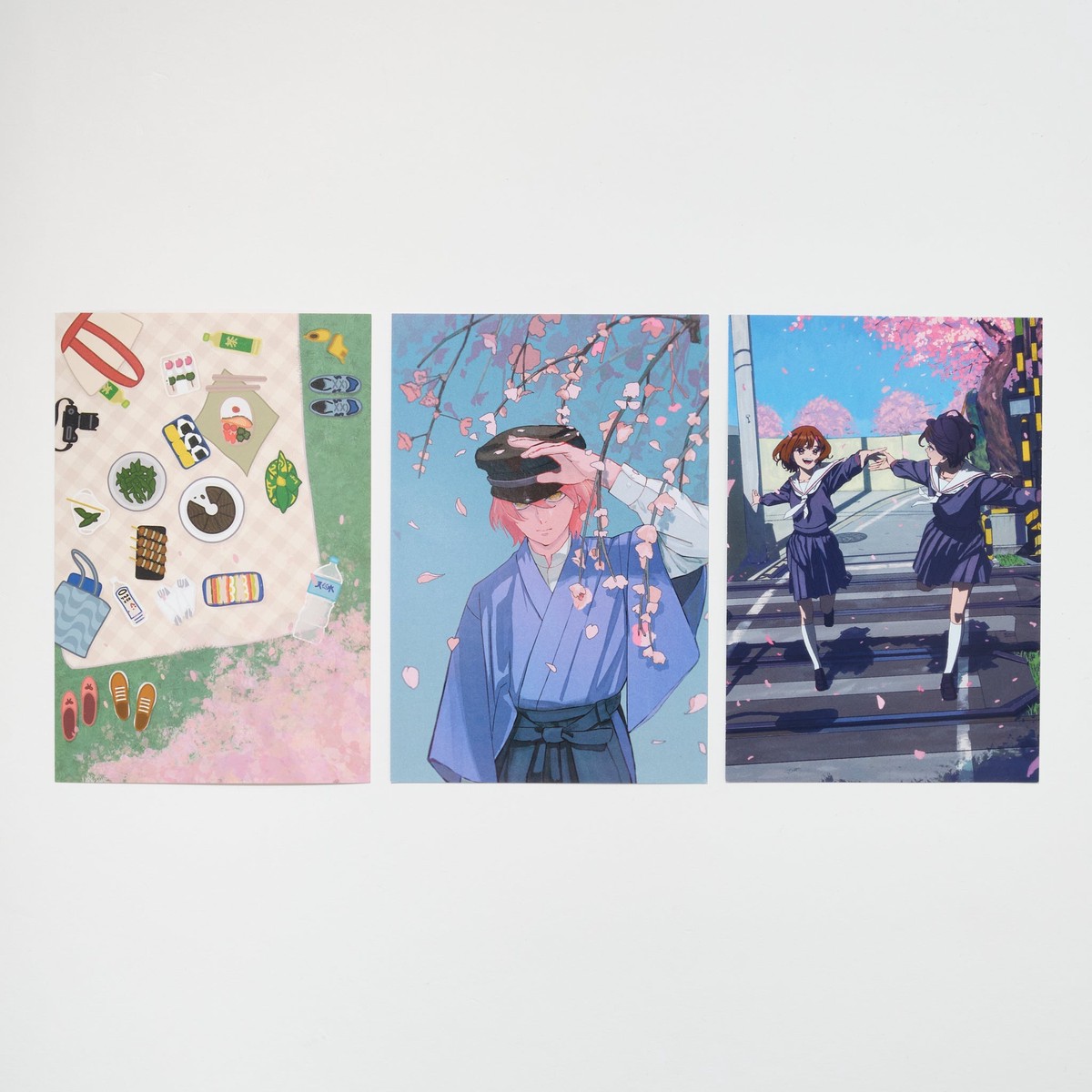 "Cherry Blossom Notes" Postcard Bundle / Bungu